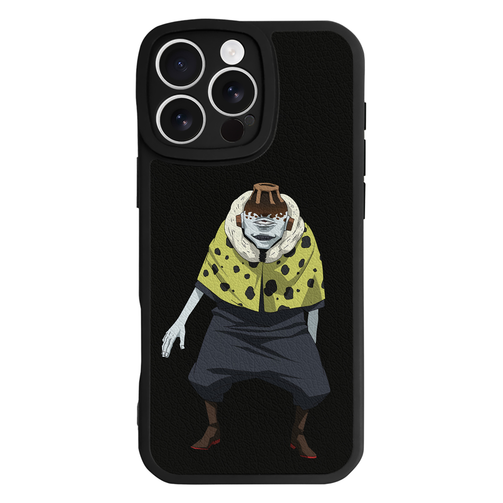 （画像用） 呪術廻戦 Jujutsu Kaisen 【iPhone 16シリーズ対応】シリコンスマホケース（レザー調） 材質：シリコン